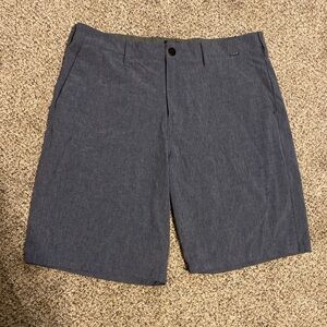 Hurley Men's Navy Flat Front Shorts